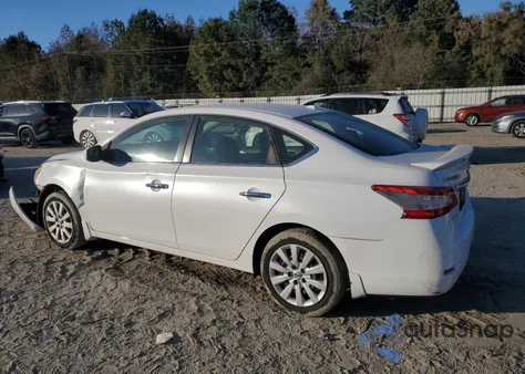 2015 Nissan Sentra S из США, поврежденный, VIN 3N1AB7AP1FY300649